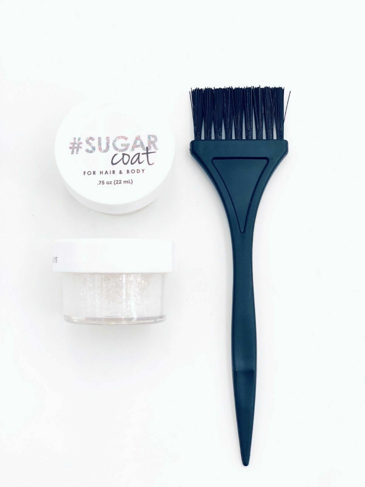Hair Glitter Duo with Brush - Sparkly Hair & Body Makeup Set 0.75oz