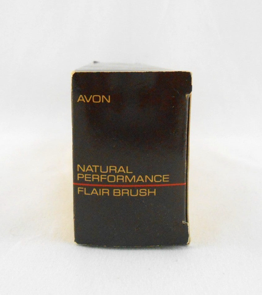 Vintage 1986 Avon Natural Performance Flair Oval Hair Brush Brown