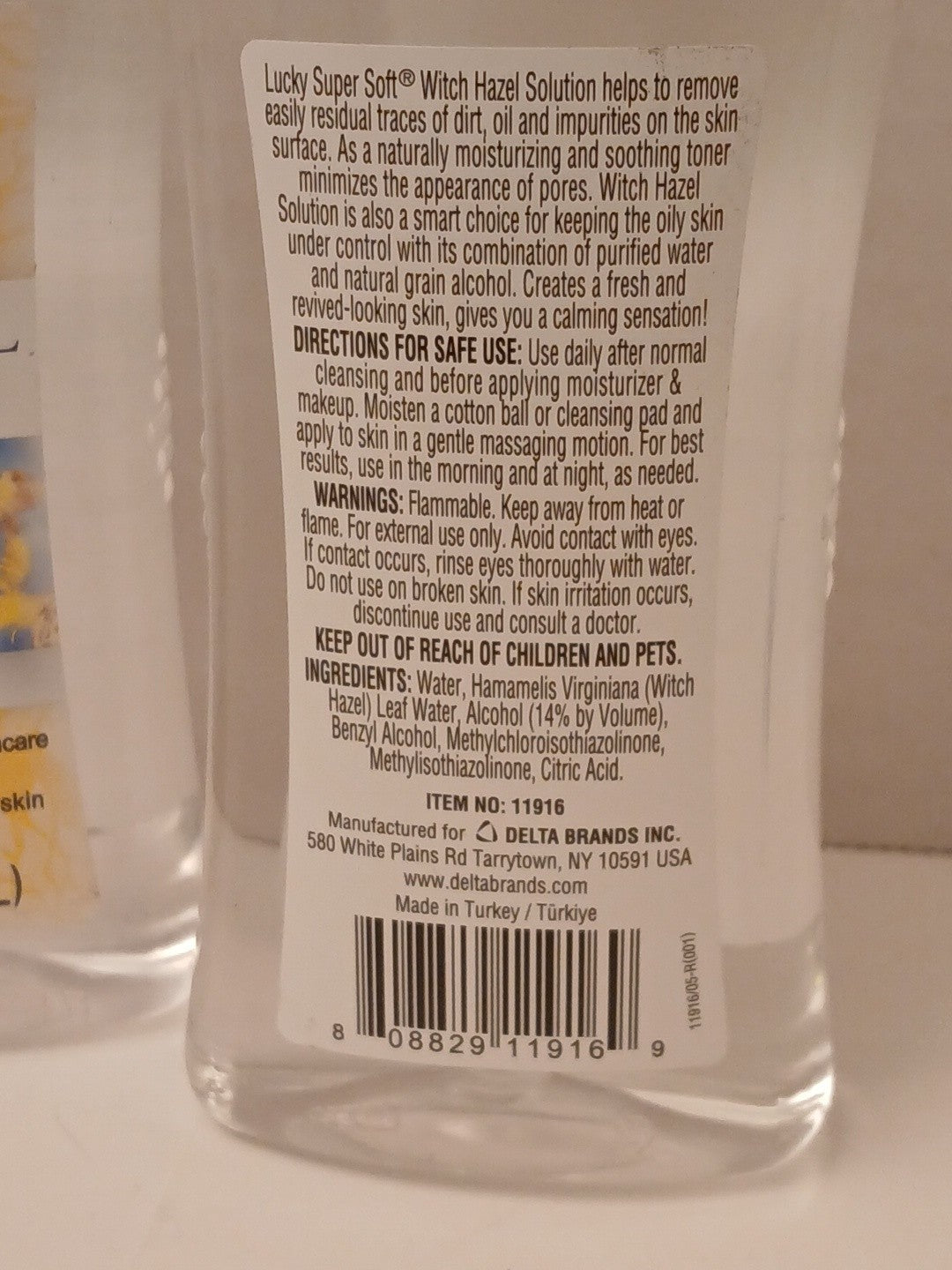 Lucky Super Soft Fragrance-Free Witch Hazel Astringent - 6 fl oz