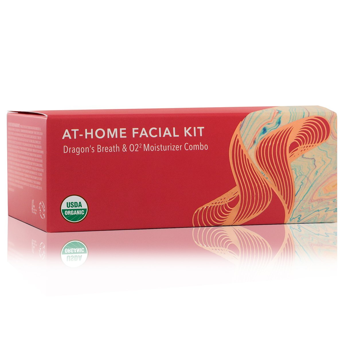 At-Home Facial Kit with Dragon's Breath & O22 Moisturizer for Skin Detox & Revitalization