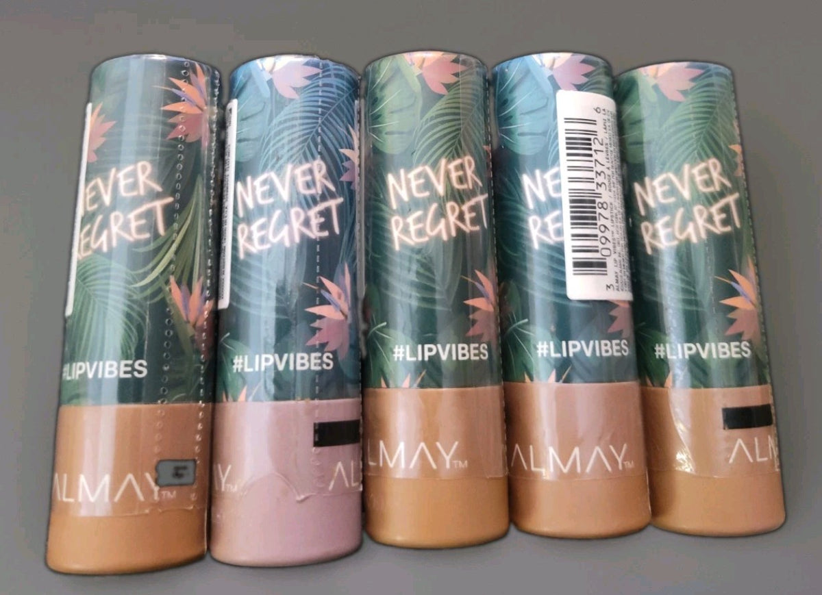 Matte Lipstick Set - 5 Pack in Never Regret Shade | Lip Makeup