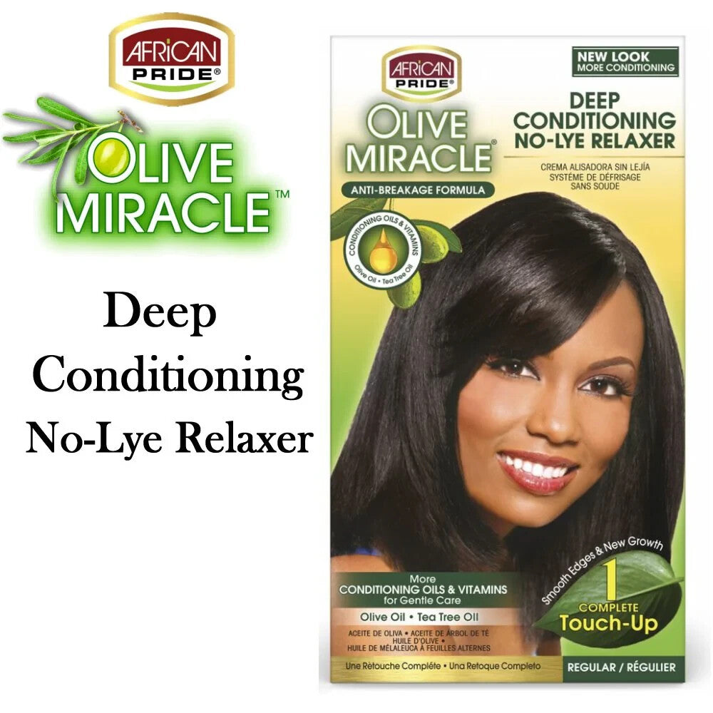 Deep Conditioning No-Lye Hair Relaxer - Anti-Breakage Hair Treatment
