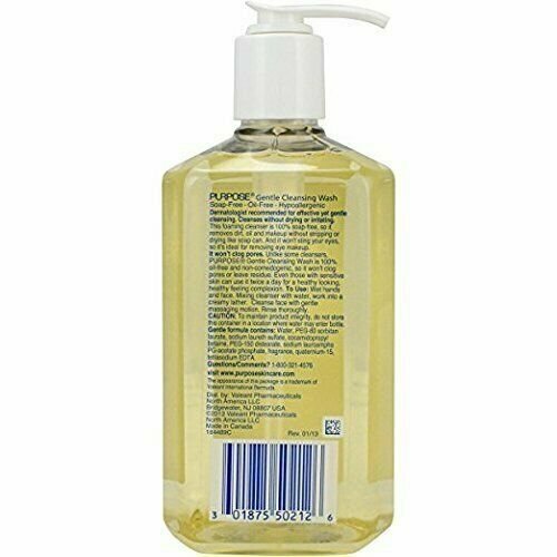 Purpose Gentle Cleansing Wash 12 fl oz – Soap Free Facial Cleanser Pack of 6