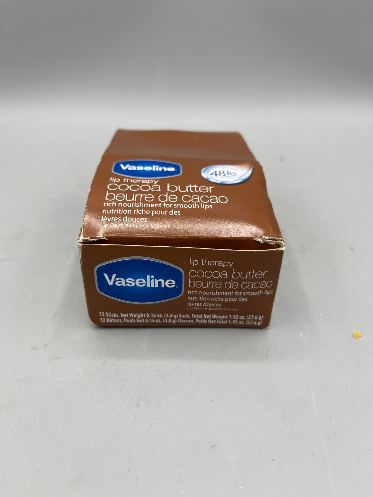 Vaseline Lip Therapy Cocoa Butter Lip Balm Set - 12 Full-Size Tubes