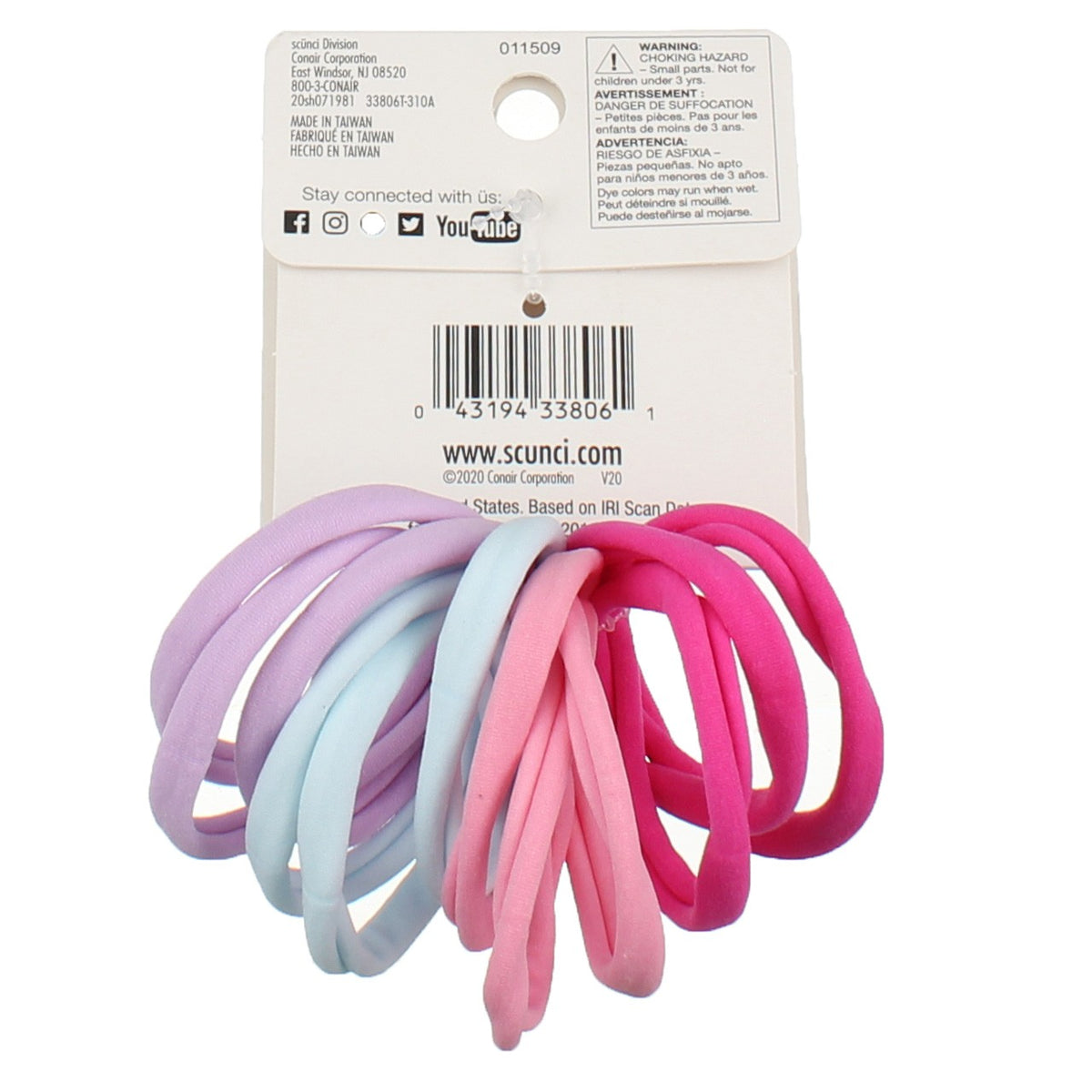 2 Pack Scunci U Got This Super Comfy Ponytailers, Assorted, 12 Ct