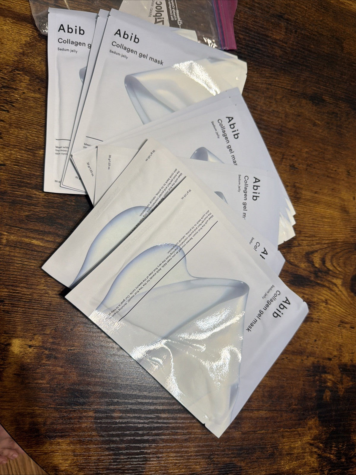 Collagen Gel Mask Sedum Jelly - 10 Sheet Pack