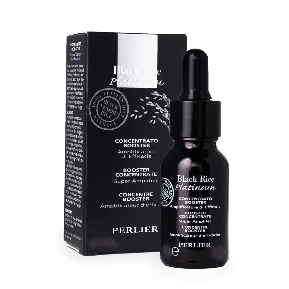 Black Rice Platinum Face Serum Booster - Anti-Aging Skin Concentrate 0.5 Fl Oz