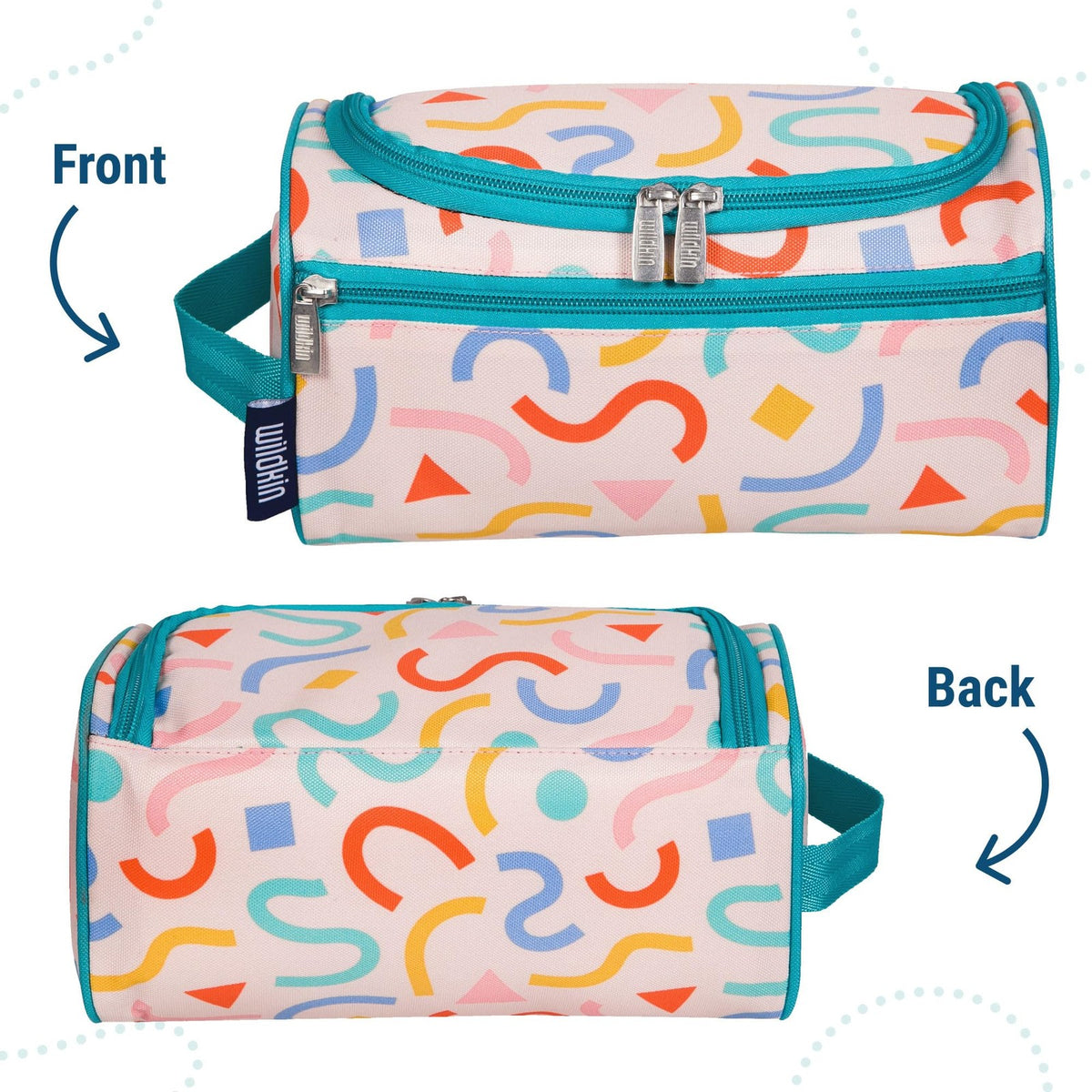 Kids Toiletry Bag - Confetti Peach by Wildkin