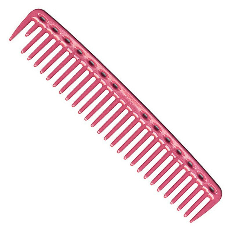 Pink Round Tooth Cutting Comb for Hair Styling - YS Park 452