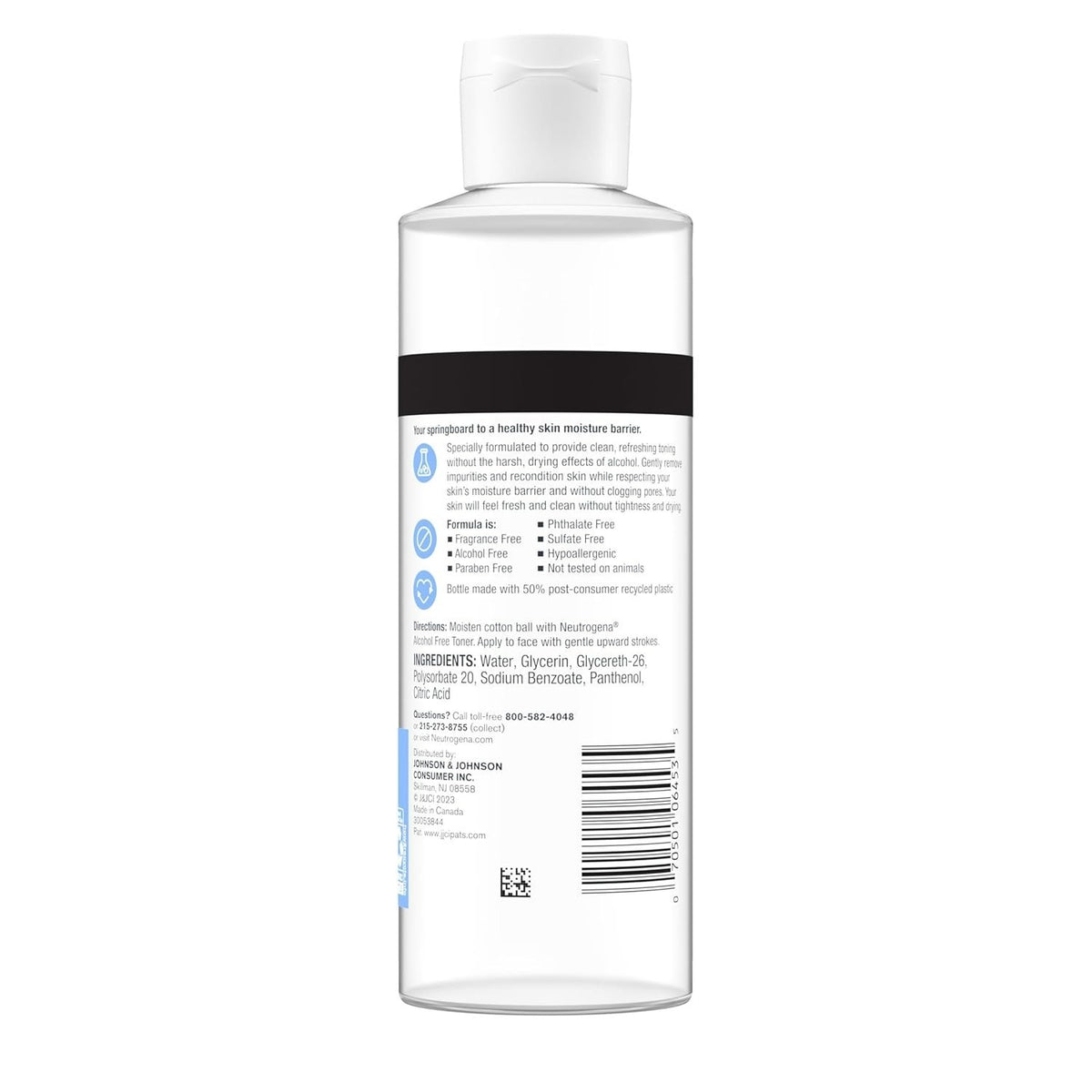 Alcohol-Free Facial Toner for Sensitive Skin - 8 fl oz Hypoallergenic