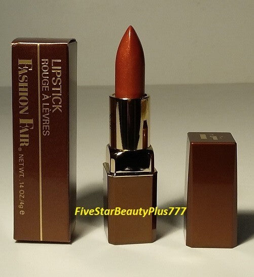 Fashion Fair Lipstick Shimmering Copper 8055 Full Size 0.14oz New