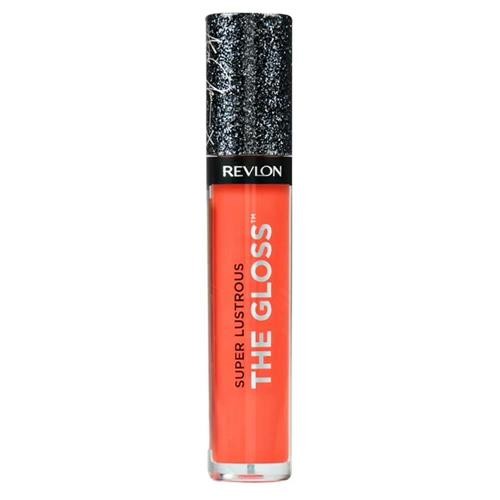 Revlon Ashley Graham Lip Gloss Fiery Spirit - Bold Red Shine, 0.13oz