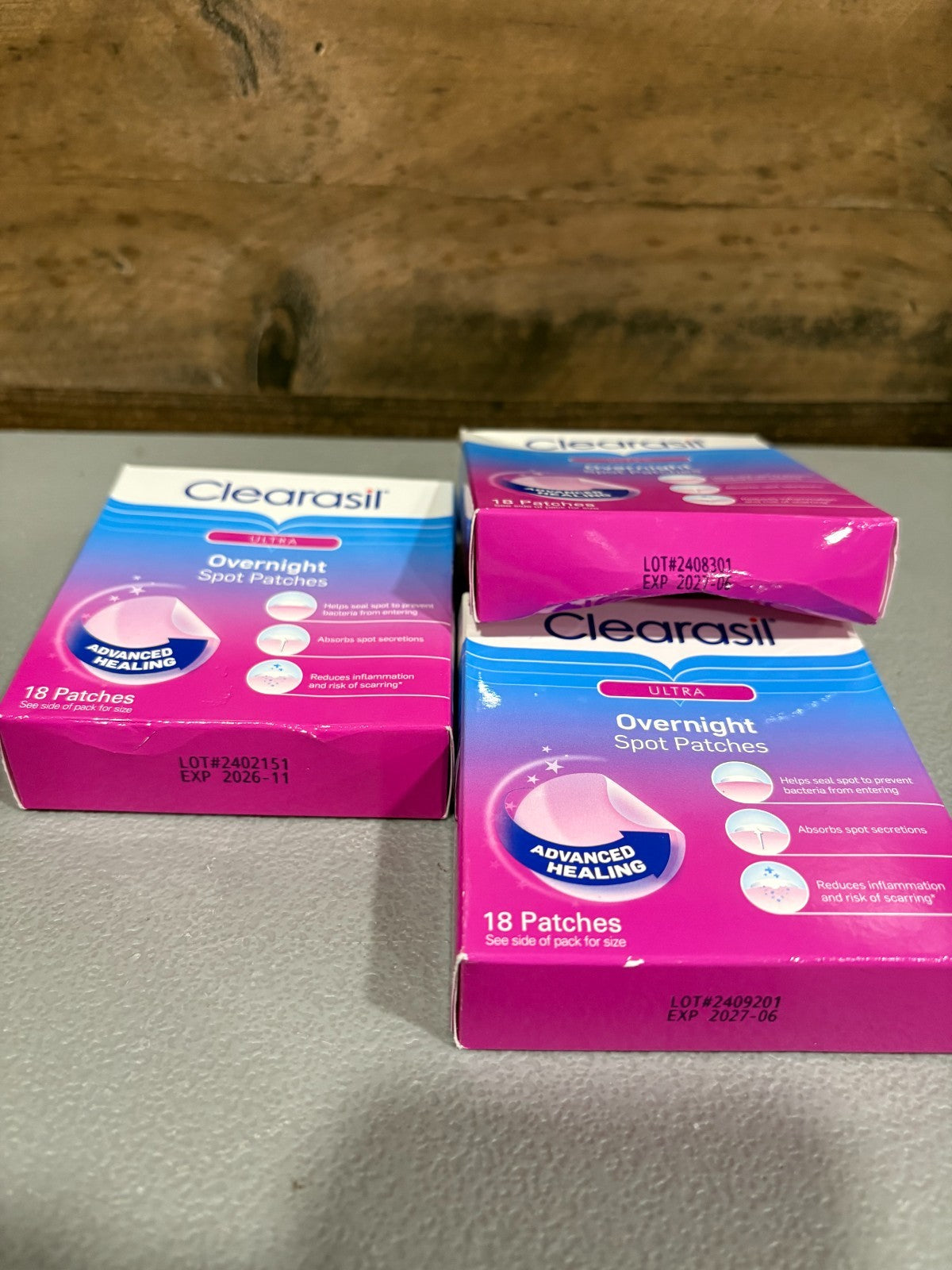 Overnight Acne Spot Patches - Clearasil Ultra 18 Pack, 3 Boxes