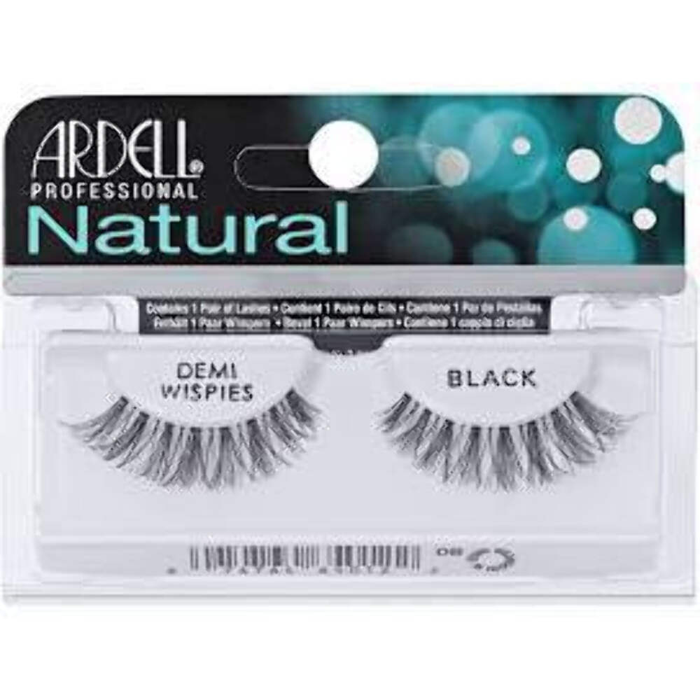 Demi Wispies False Eyelashes Black #64110 - Natural Flare Style