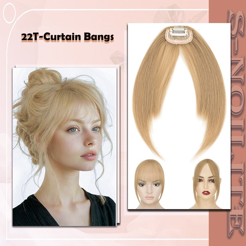 French Style Clip-In Bangs Hair Extensions - 11 Inches Natural Look