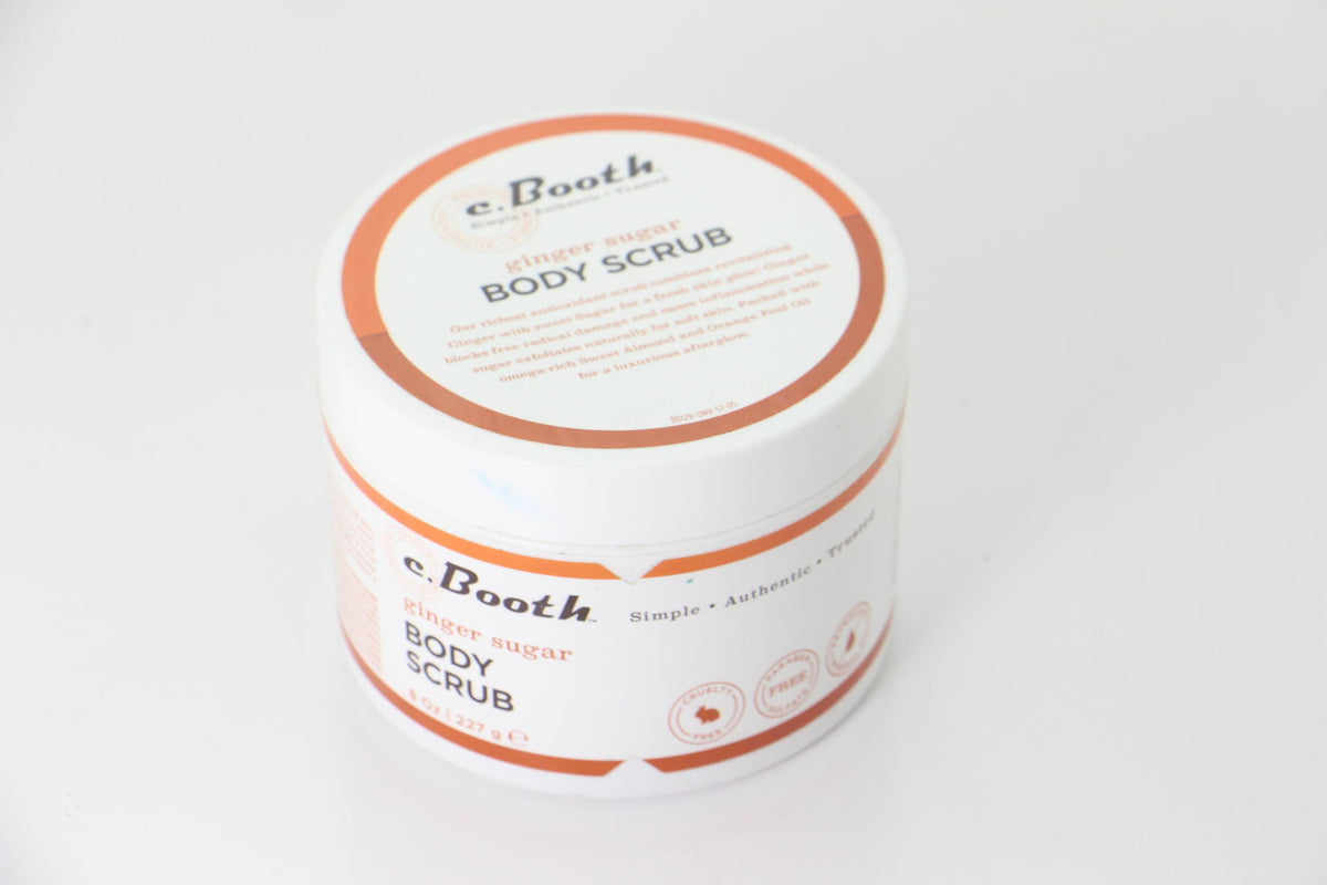 Ginger Sugar Body Scrub - 8 oz Exfoliating Skincare for Smooth Skin