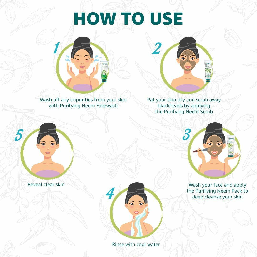Neem Facial Kit with Face Wash, Scrub & Face Pack - 150ml | Skin Care Set