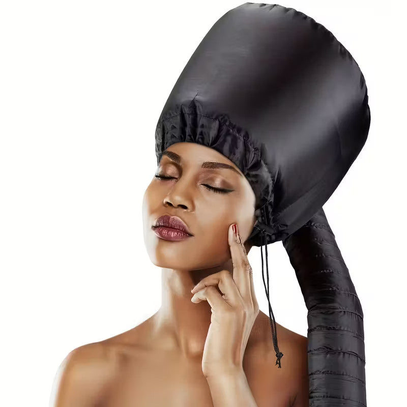 Hooded Hair Dryer Attachment Headband - Reduces Heat Around Ears & Neck