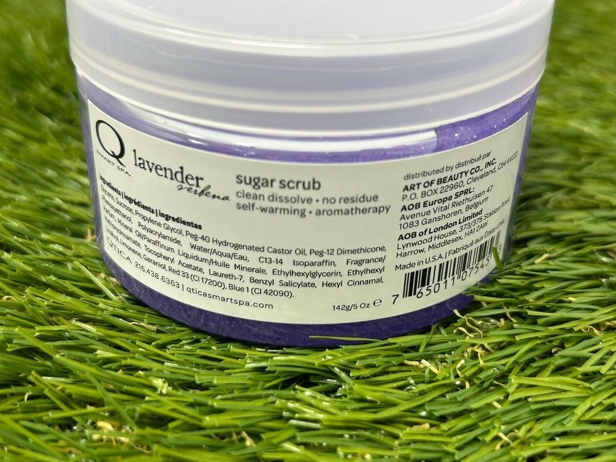 Lavender Verbena Sugar Scrub Set - 2 Jars, 5 oz Each, Spa-Style Aromatherapy