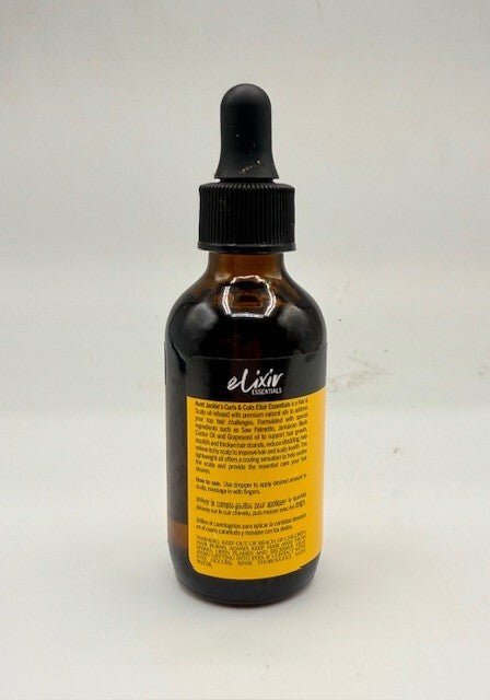 Hair Oil with Saw Palmetto & Castor Oil - 2 oz. for Hair Growth & Scalp Care