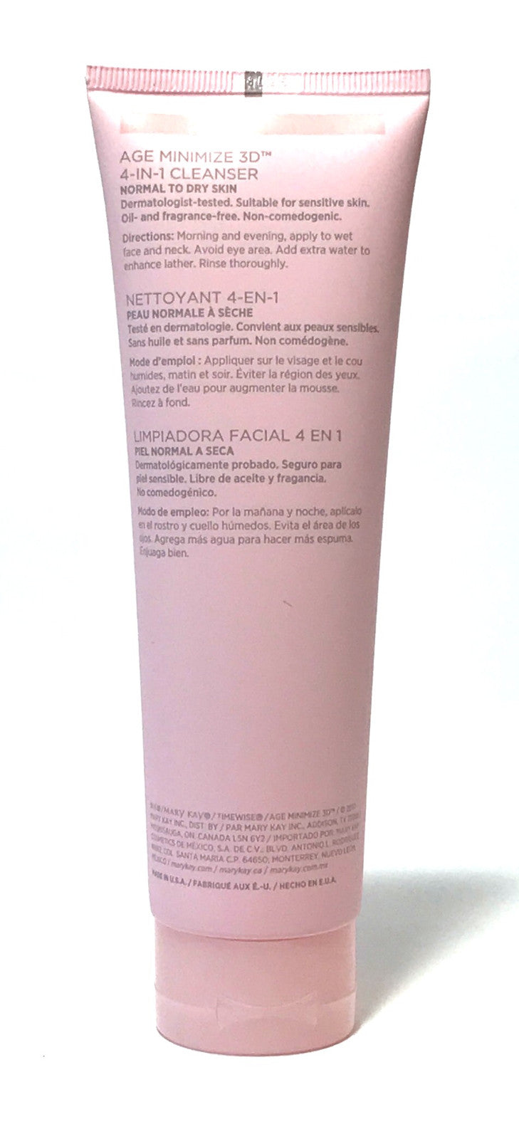 Mary Kay Timewise Age Minimize 3D 4-in-1 Facial Cleanser - Normal to Dry, 4.5 oz