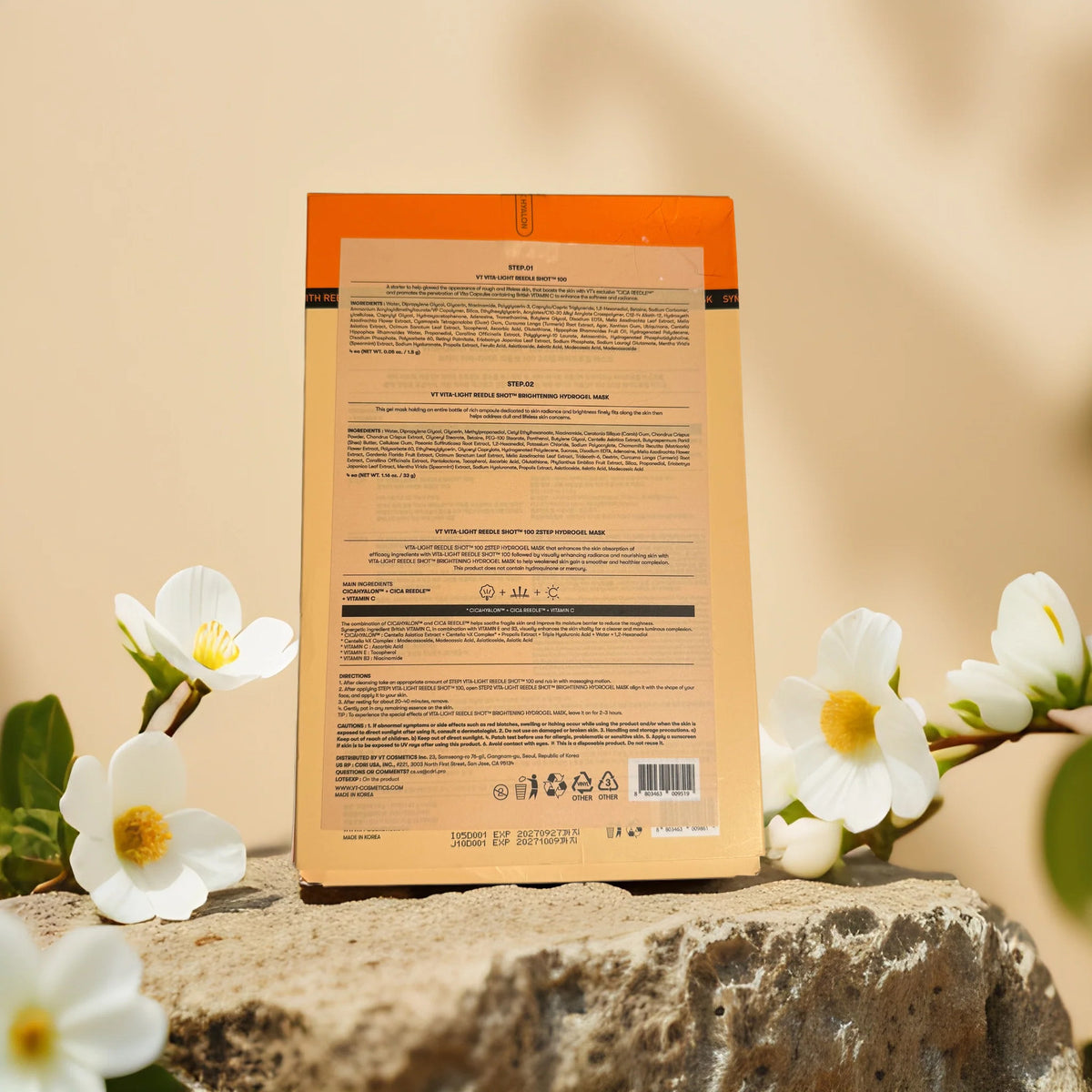 VT Vita-Light Reedle Shot 2-Step Brightening Hydrogel Mask