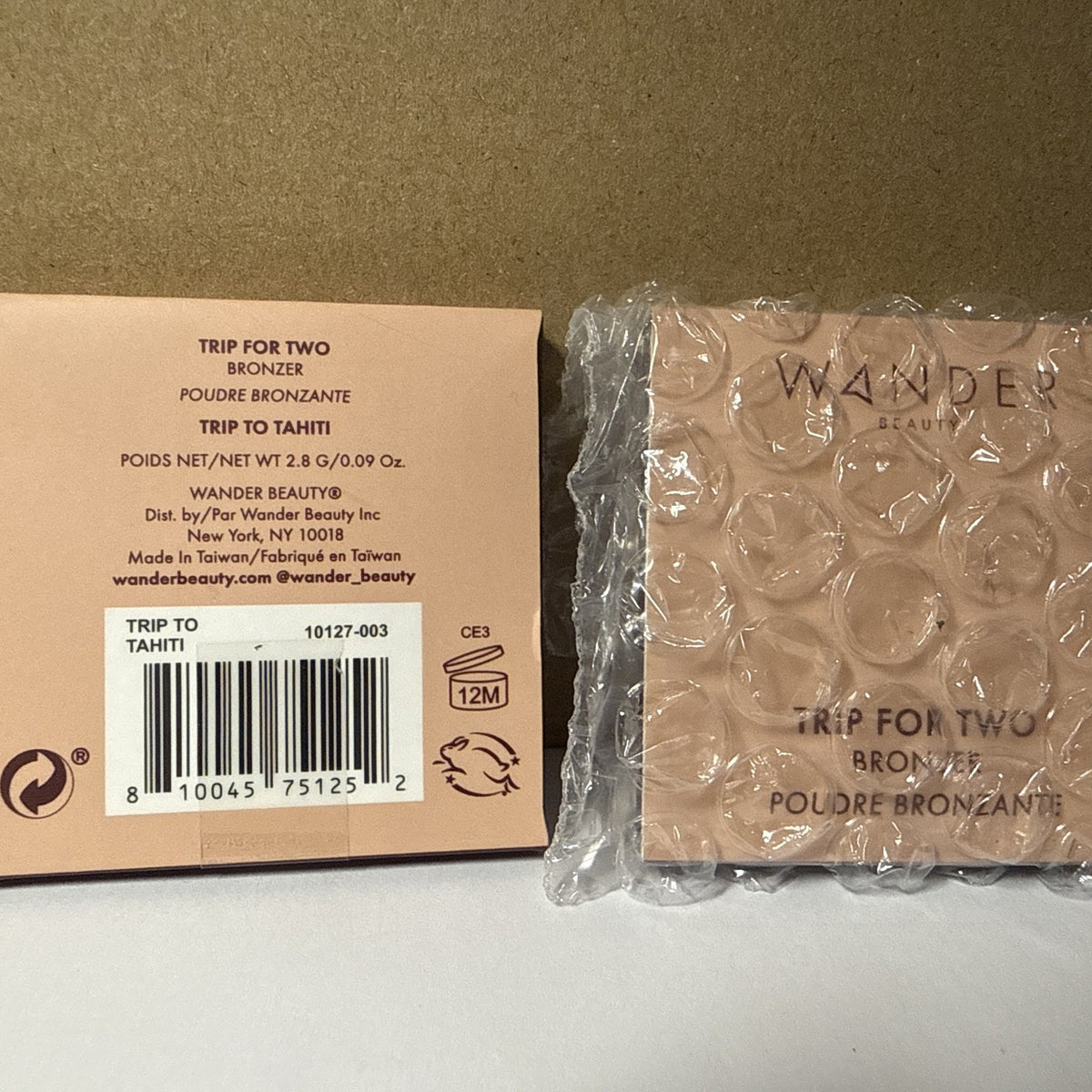 Travel Size Bronzer Set - Wander Beauty Trip For Two - Tahiti Shade
