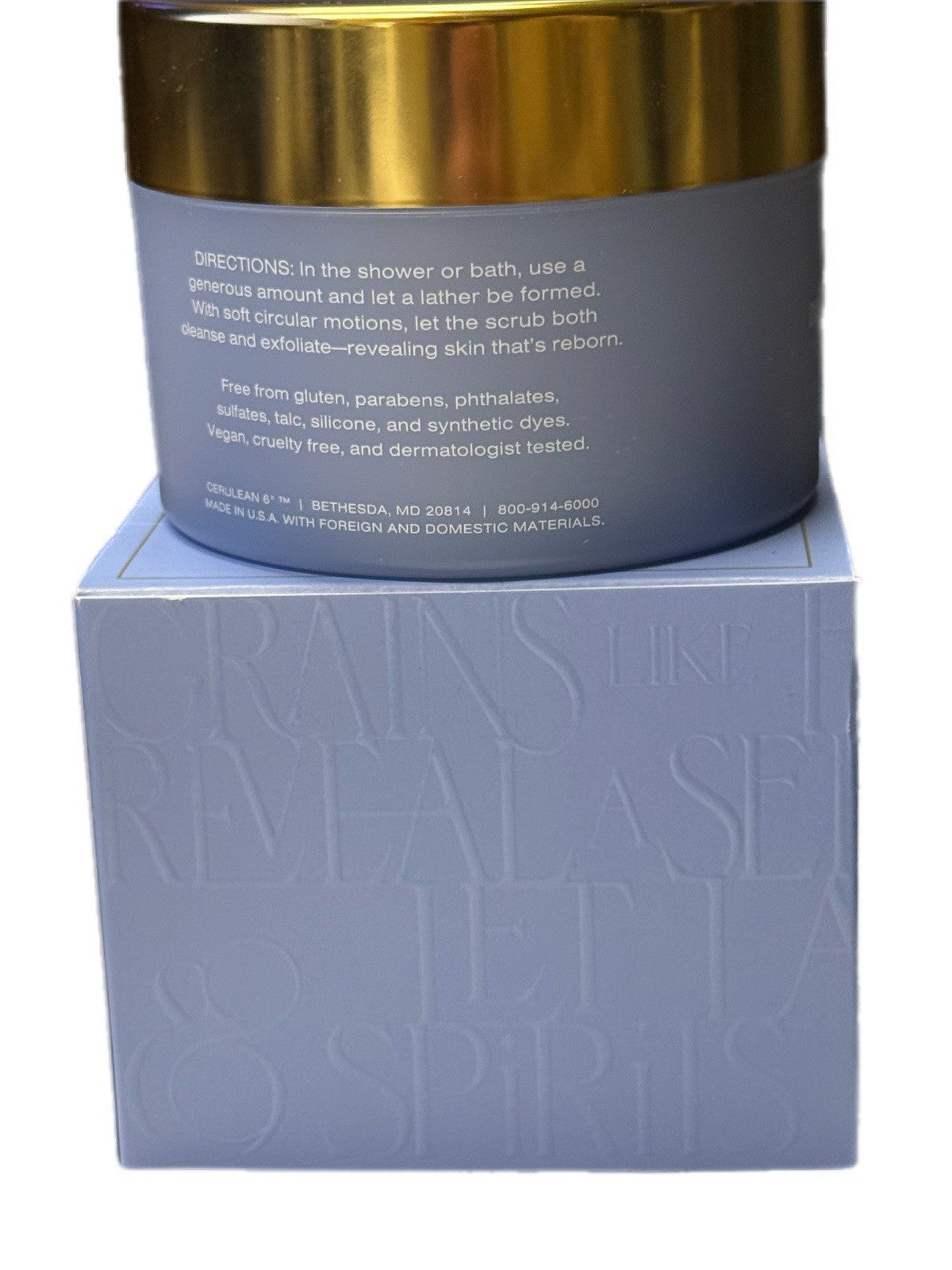 Cerulean 6° Divine Glow Body Polish Exfoliate Cleanse Cloudline 7.05oz