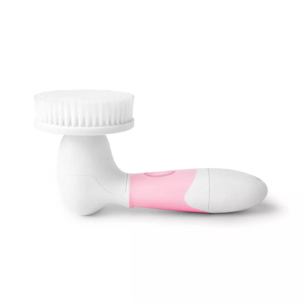 Facial & Body Cleansing System with Rotating Brush & Exfoliator