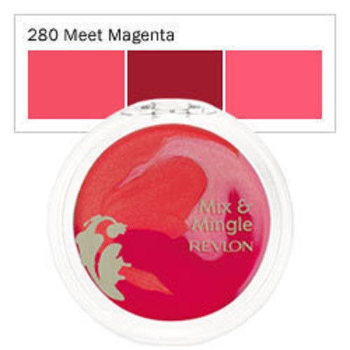 Revlon Mix & Mingle Lip Palette Meet Magenta 280 - 4 Color Lip Makeup Kit