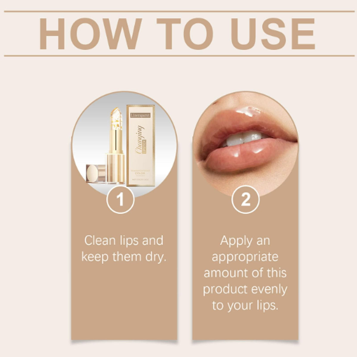 Color Changing Lipstick with Transfer Proof & Hydrating Formula - 1 Fl Oz