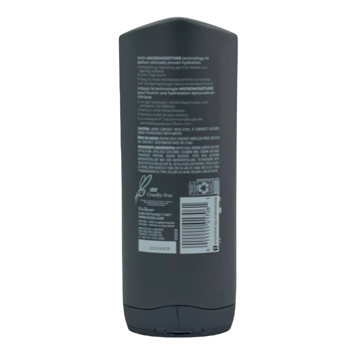 Dove Men Blue Eucalyptus + Birch 2-in-1 Shampoo Conditioner & Body