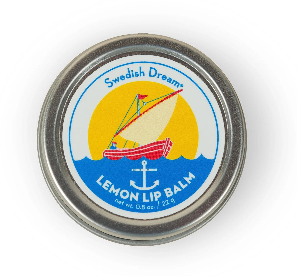 Organic Lemon Lip Balm - Soft, Hydrating, Multi-Use 0.8 Oz