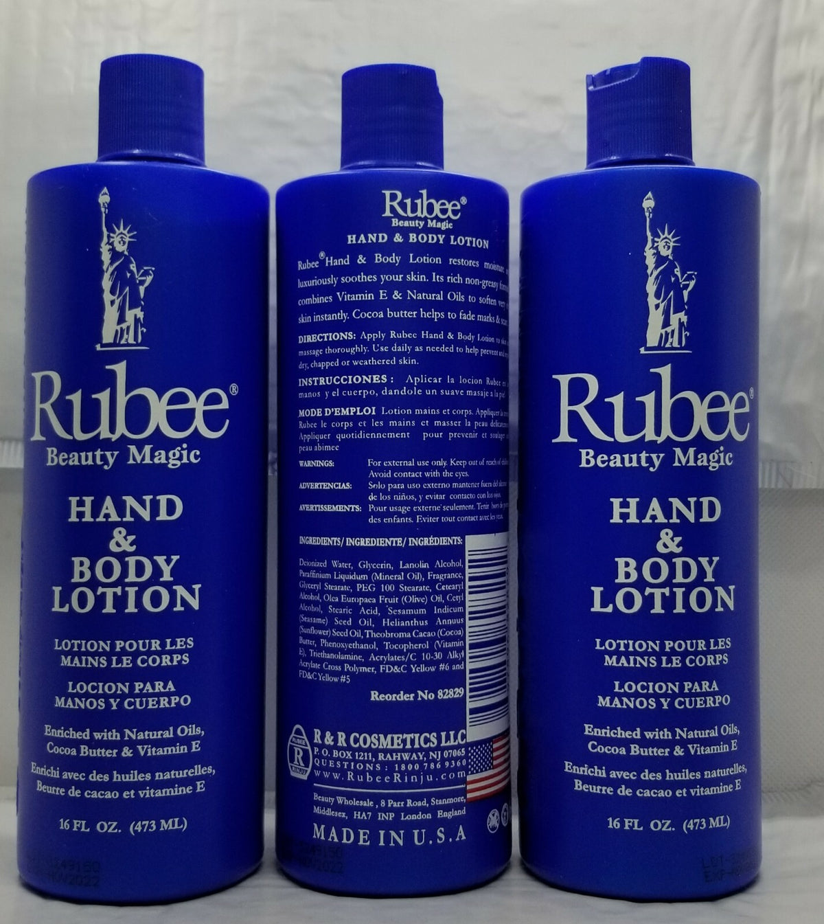 Hand & Body Lotion 16oz, Set of 3