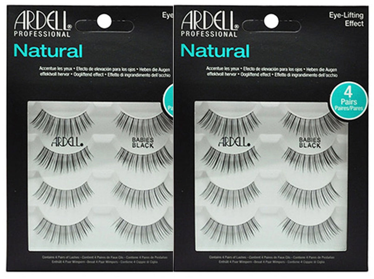 8 Pairs Natural Multipack False Eyelashes for Everyday Use - Ardell Babies