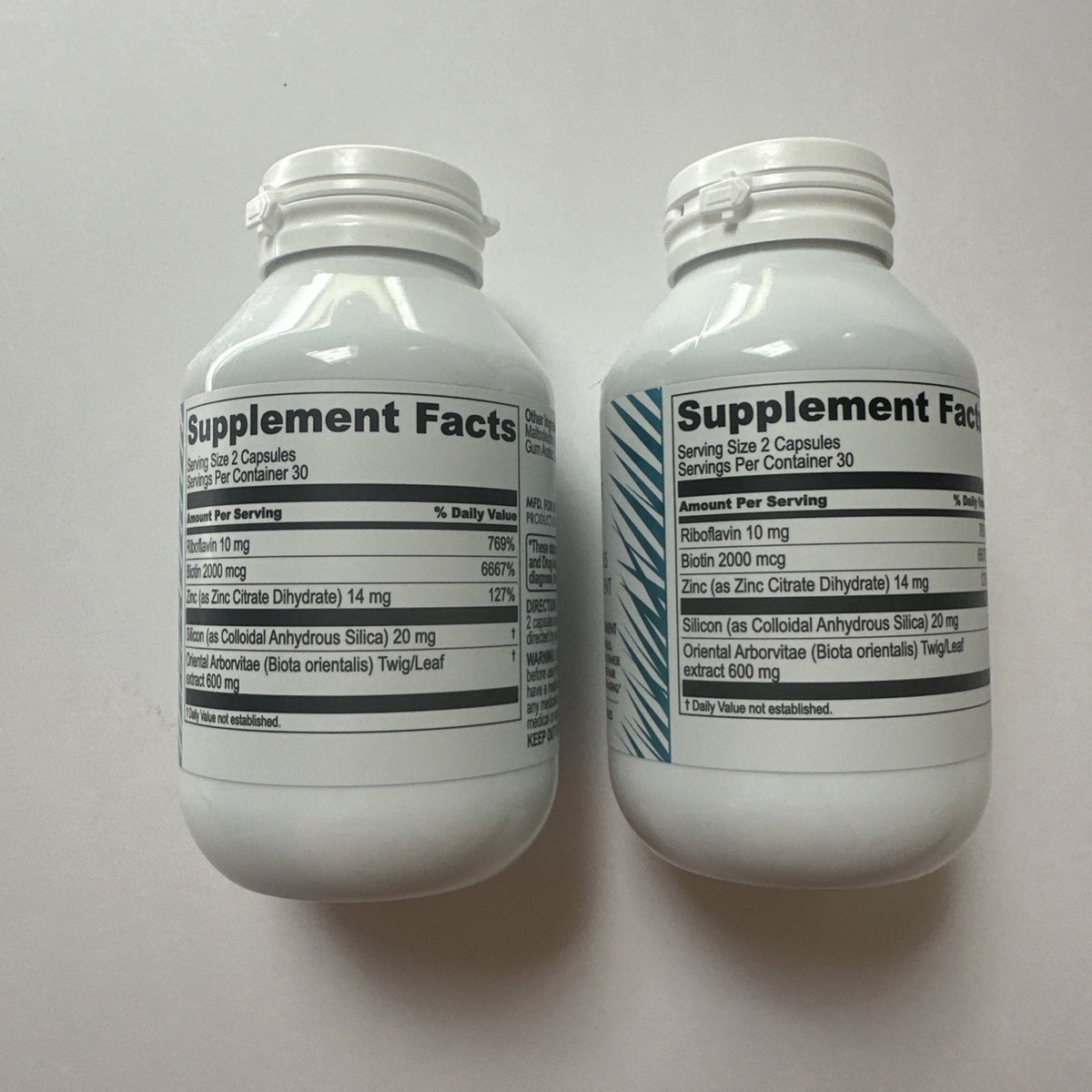 Hair Loss Vitamins 60 Count Supplement
