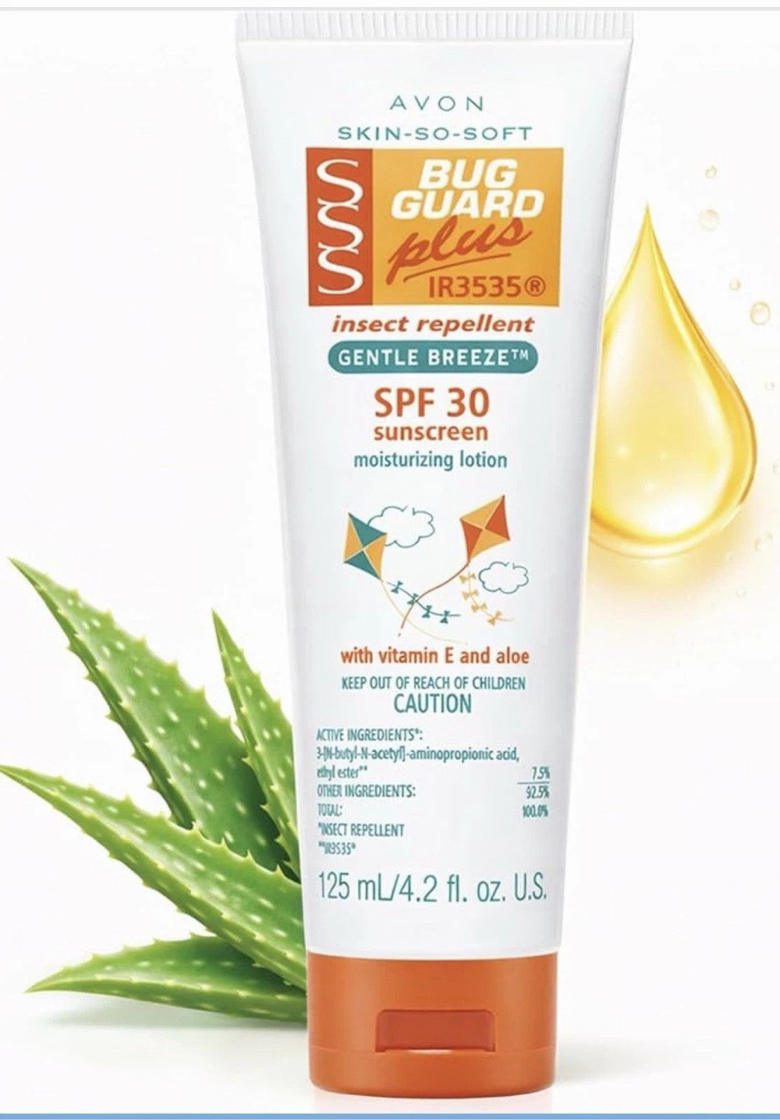 Bug Guard Plus IR3535 Sunscreen Lotion SPF 30 - 4.2oz