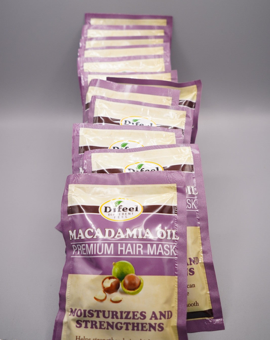 Macadamia Oil Hair Mask Pack of 12 Deep Conditioning Treatment for Hair Strength & Shine