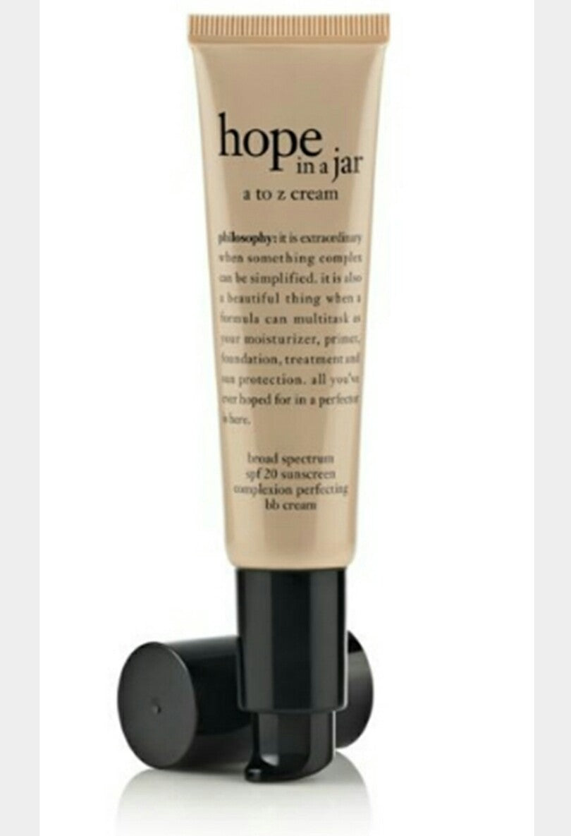 Philosophy Hope in a Jar A-Z Complexion BB Cream SPF 20 Tan to Deep 1 oz