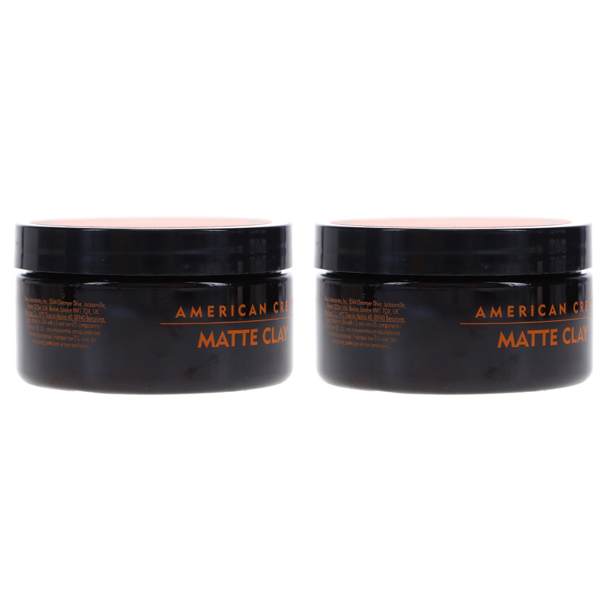 Men's Matte Hair Clay 3 oz - 2 Pack for All-Day Hold and Texture