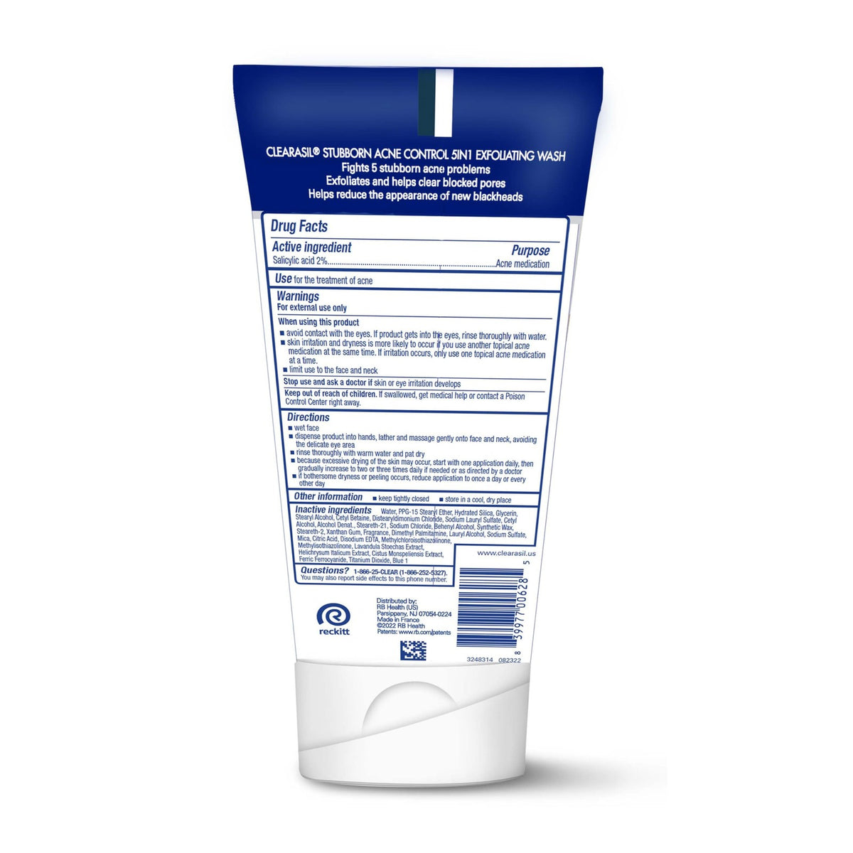 Maximum Strength Acne Face Wash with Salicylic Acid 78 fl oz - Exfoliating & Pore Clearing