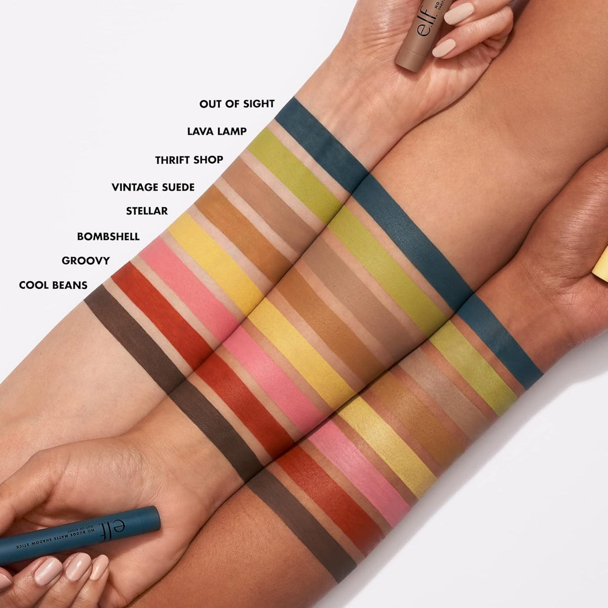 Long-Wear Matte Eyeshadow Stick - Crease-Resistant, Highly Pigmented, Cruelty-Free