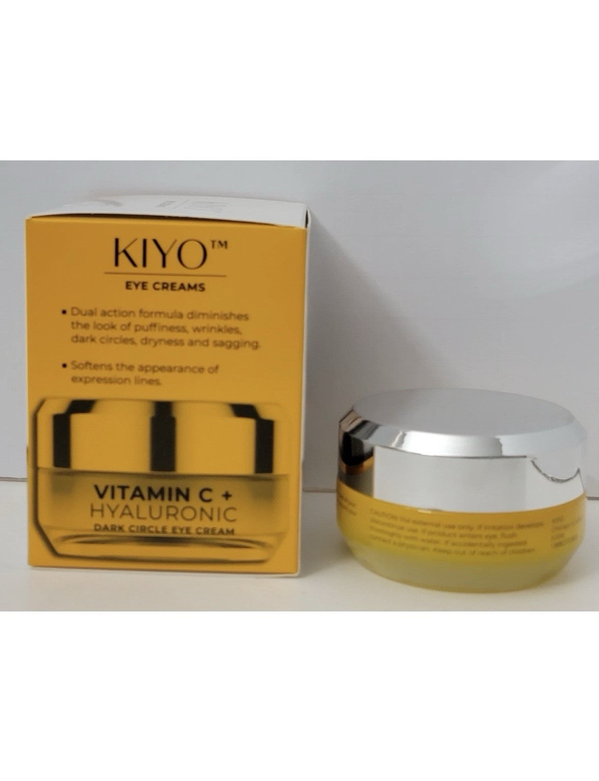 Kiyo Vitamin C Hyaluronic Eye Cream for Dark Circles - 1 oz / 30 ml