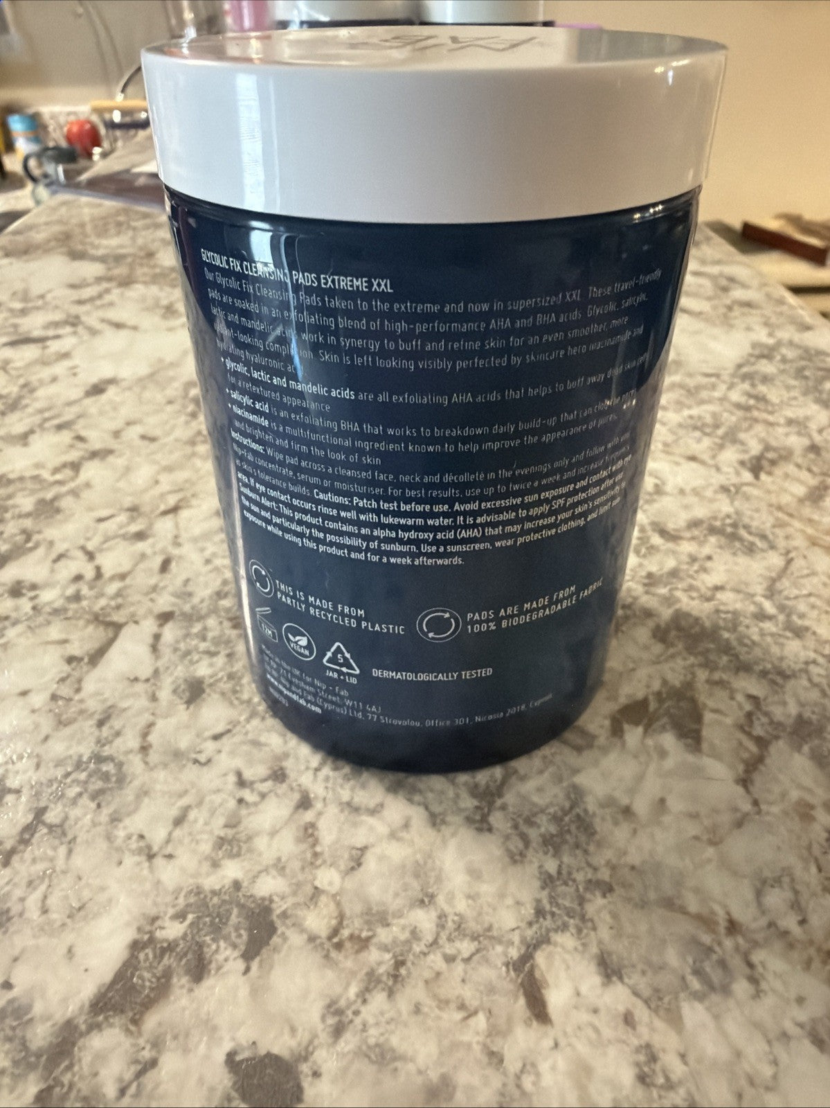 NIP + FAB Exfoliate Glycolic Fix Night Pads Extreme 100 New