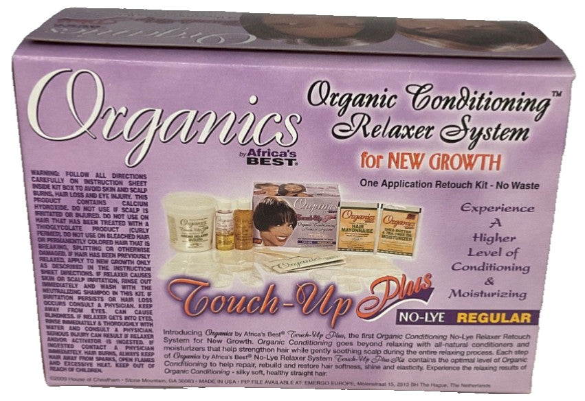 Organic Hair Relaxer No-Lye Regular - Touch-Up Plus by Africa's Best