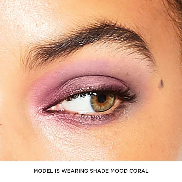 Mono Pop Eyeshadow Palette - Mood Coral, 9 Shades, Matte & Shimmer