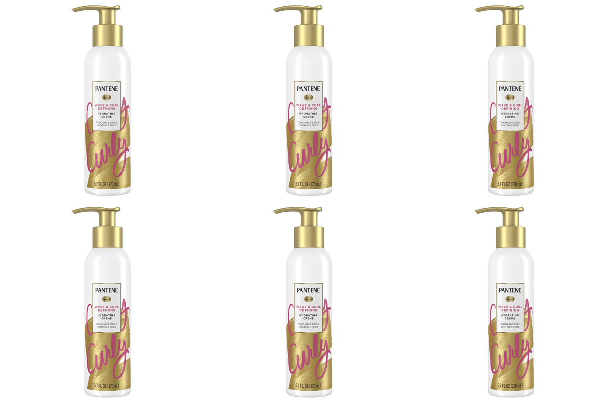 Pantene Pro-V Curl Defining Cream Pack of 6 - Hydrating Hair Styling