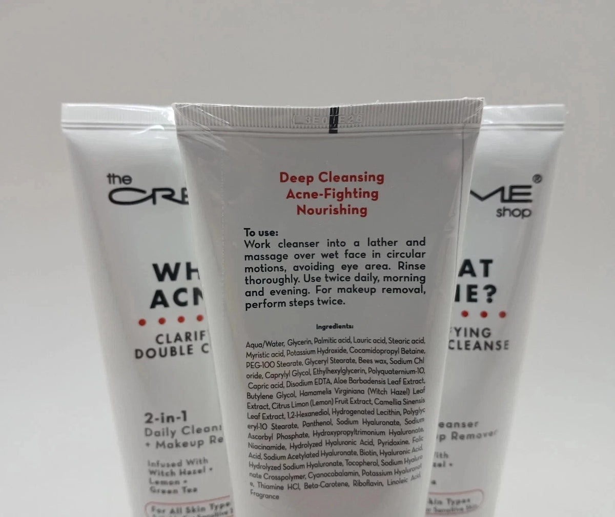 Acne Clarifying Face Cleanser 5oz Double Pack - Blemish Control & Deep Purifying