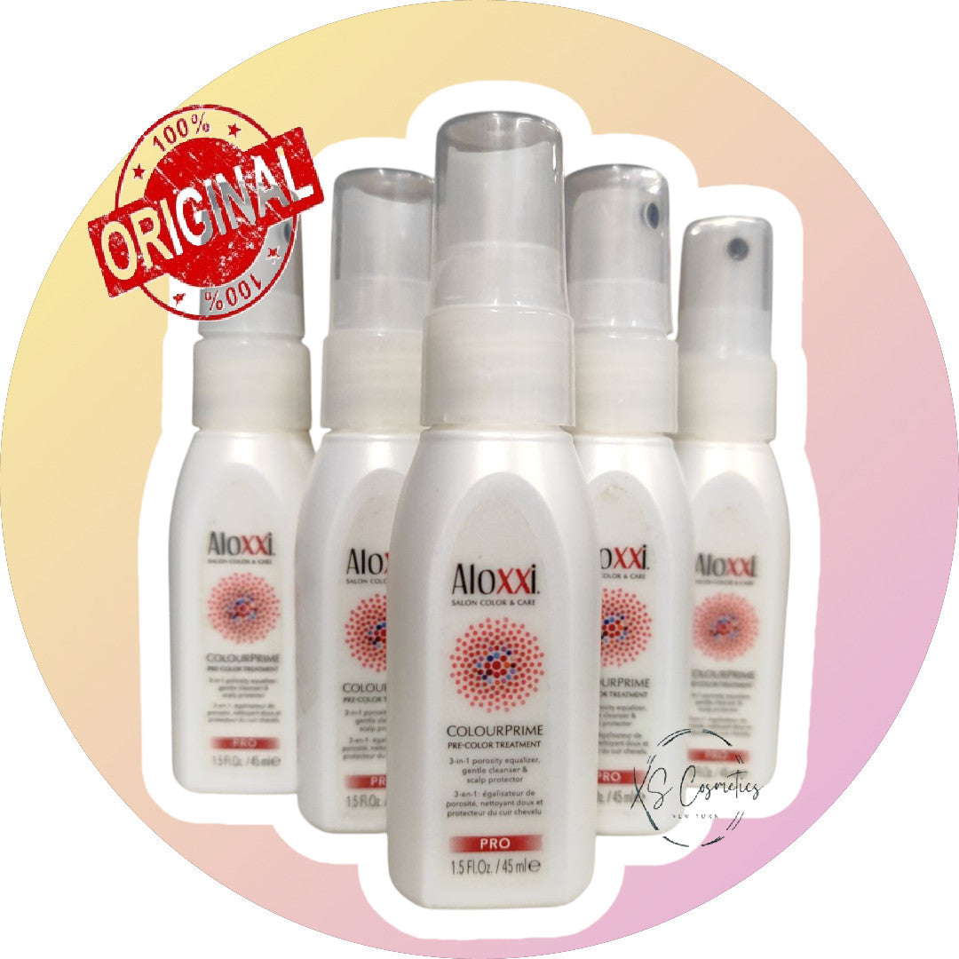 Aloxxi Support ColourPrime Pre-Color Herbal Hair Treatment 1.5oz - Pack of 5