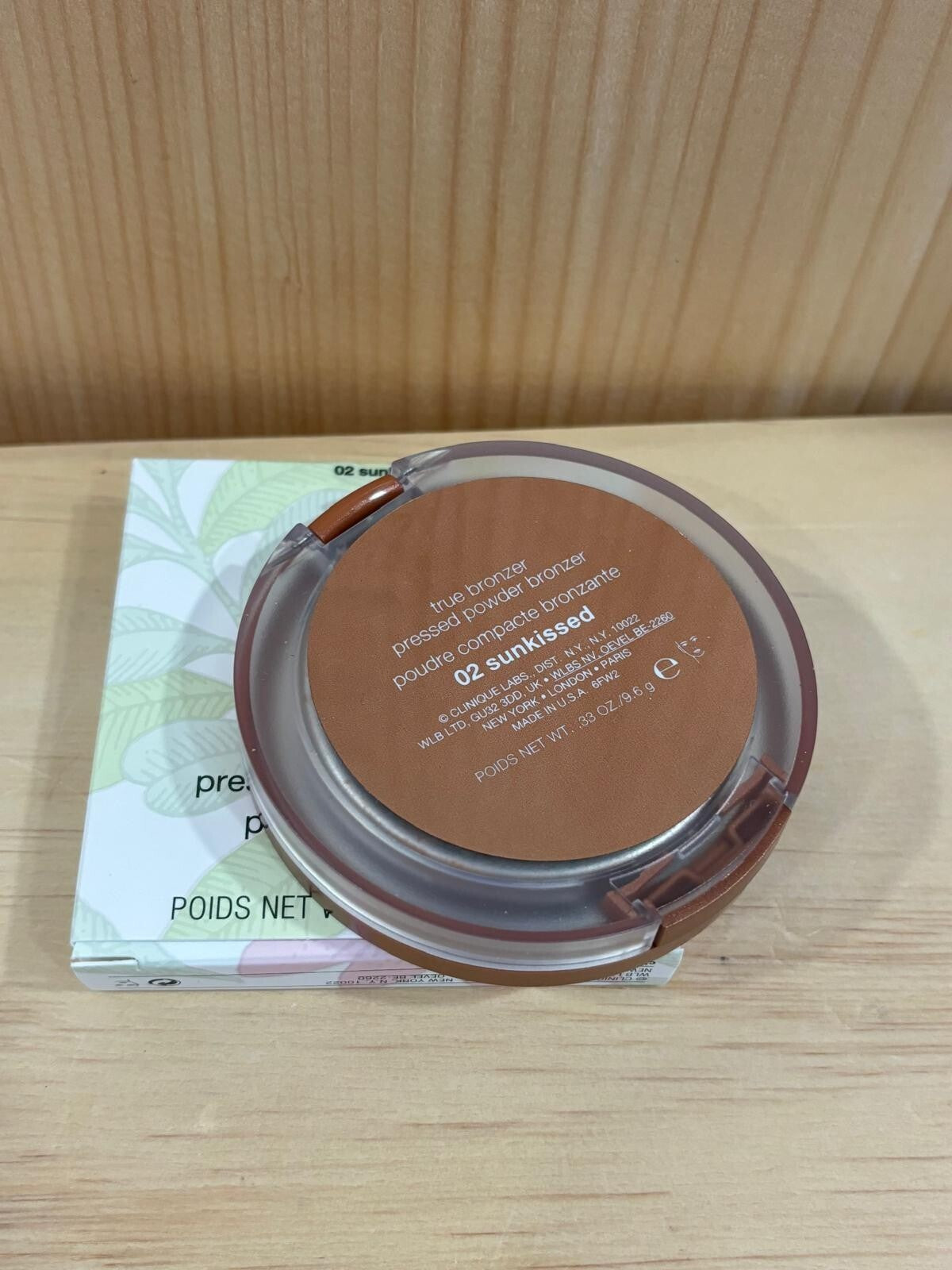 Clinique True Bronze Pressed Powder Bronzer Sunkissed 0.33oz / 9.6g Makeup